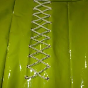 Oh Polly Vinyl Skirt 💚